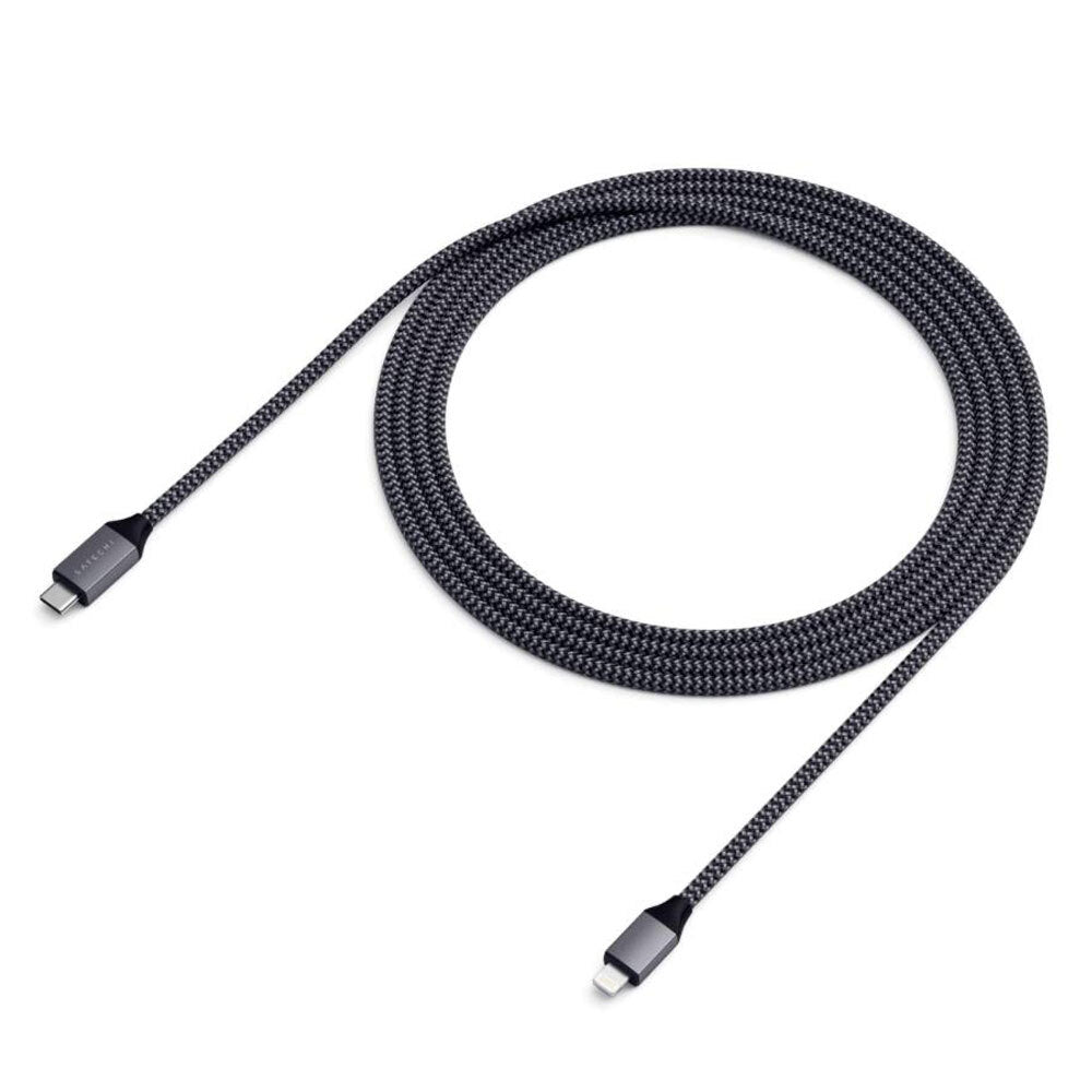 Satechi 1.8m USB-C w/ Lightning Connector Cable - Space Grey