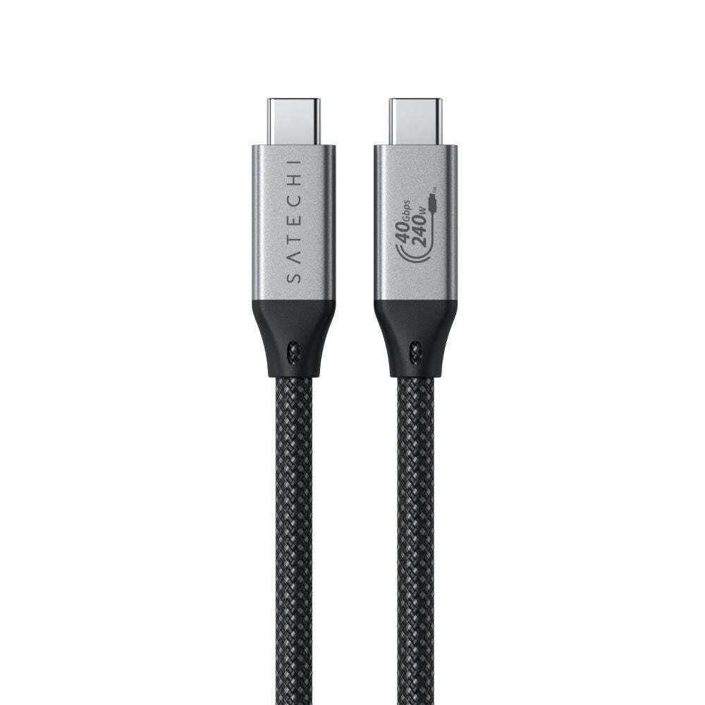 Satechi 1.2m USB4 Pro Cable Data Transfer For Apple MacBook Air - Black