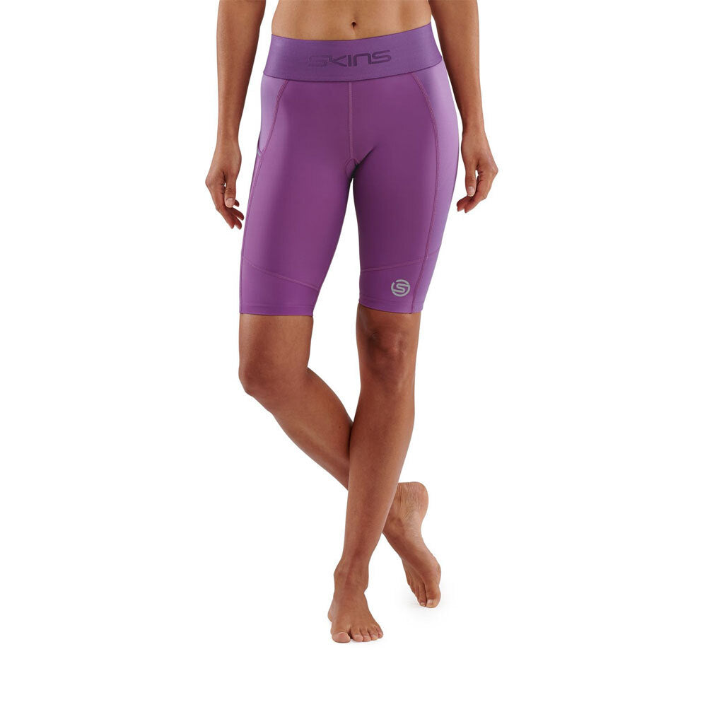 SKINS Compression Series-3 Women's Half Tights Amethyst XS