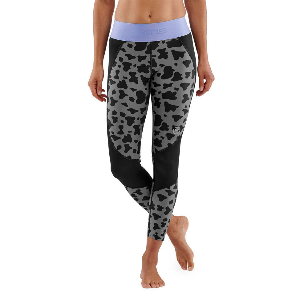 SKINS Compression Series-3 Women's 7/8 Long Tights Animal Black XS