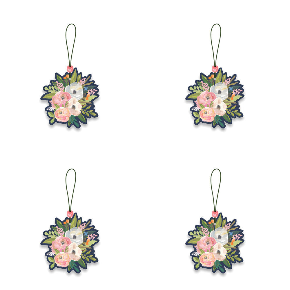 4x 2pc Studio Oh Hanging Car Air Freshener - Bella Blooms