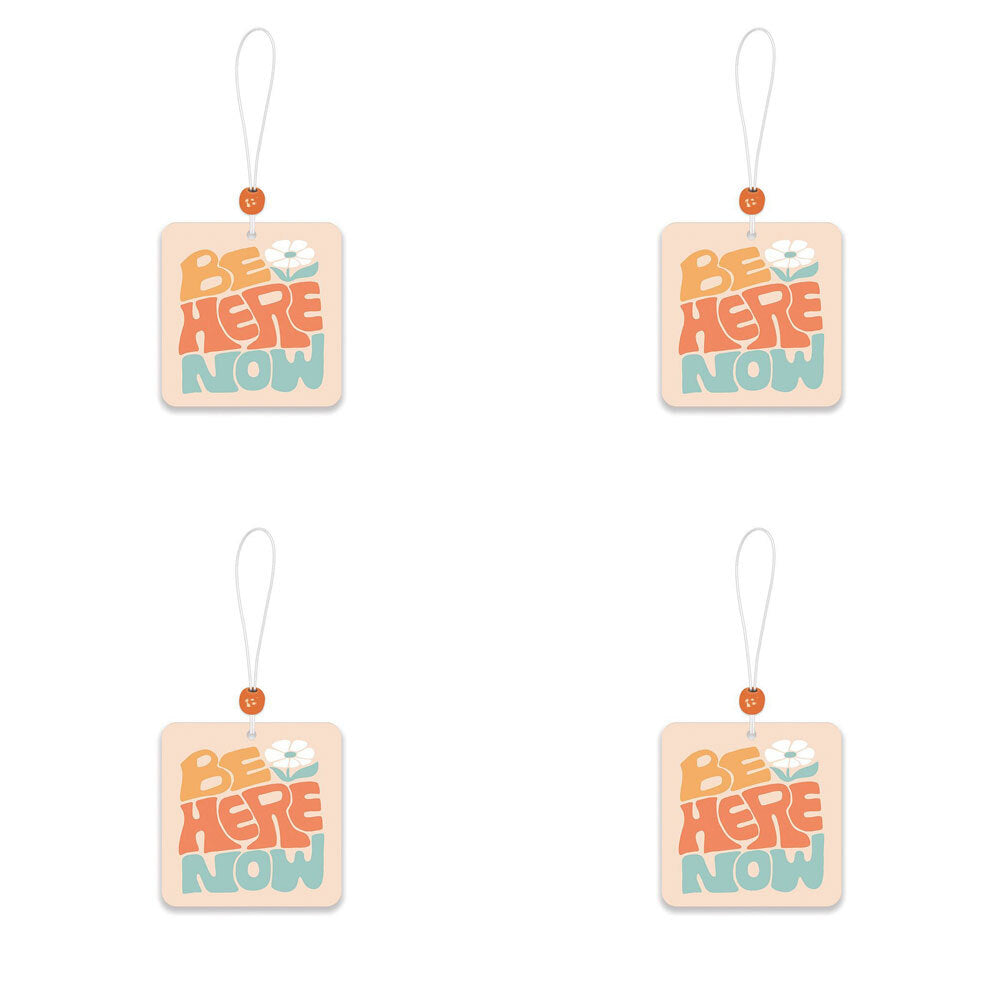 4x 2pc Studio Oh Hanging Car Air Freshener - Be Here Now