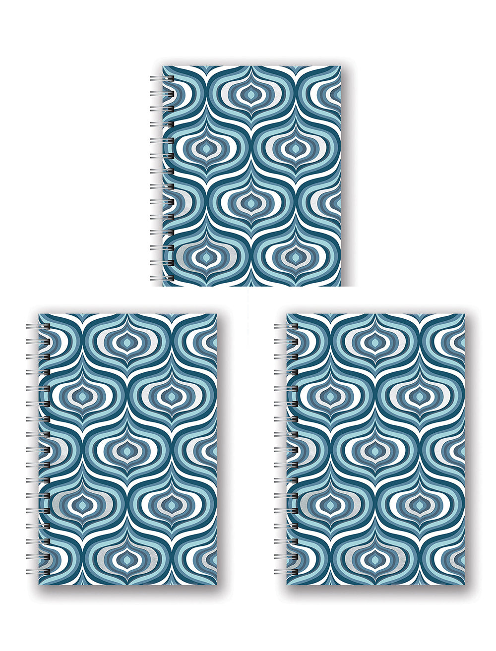 3PK Studio Oh Spiral Notebook Writing Stationery 160 Pages - MLB Aladdin