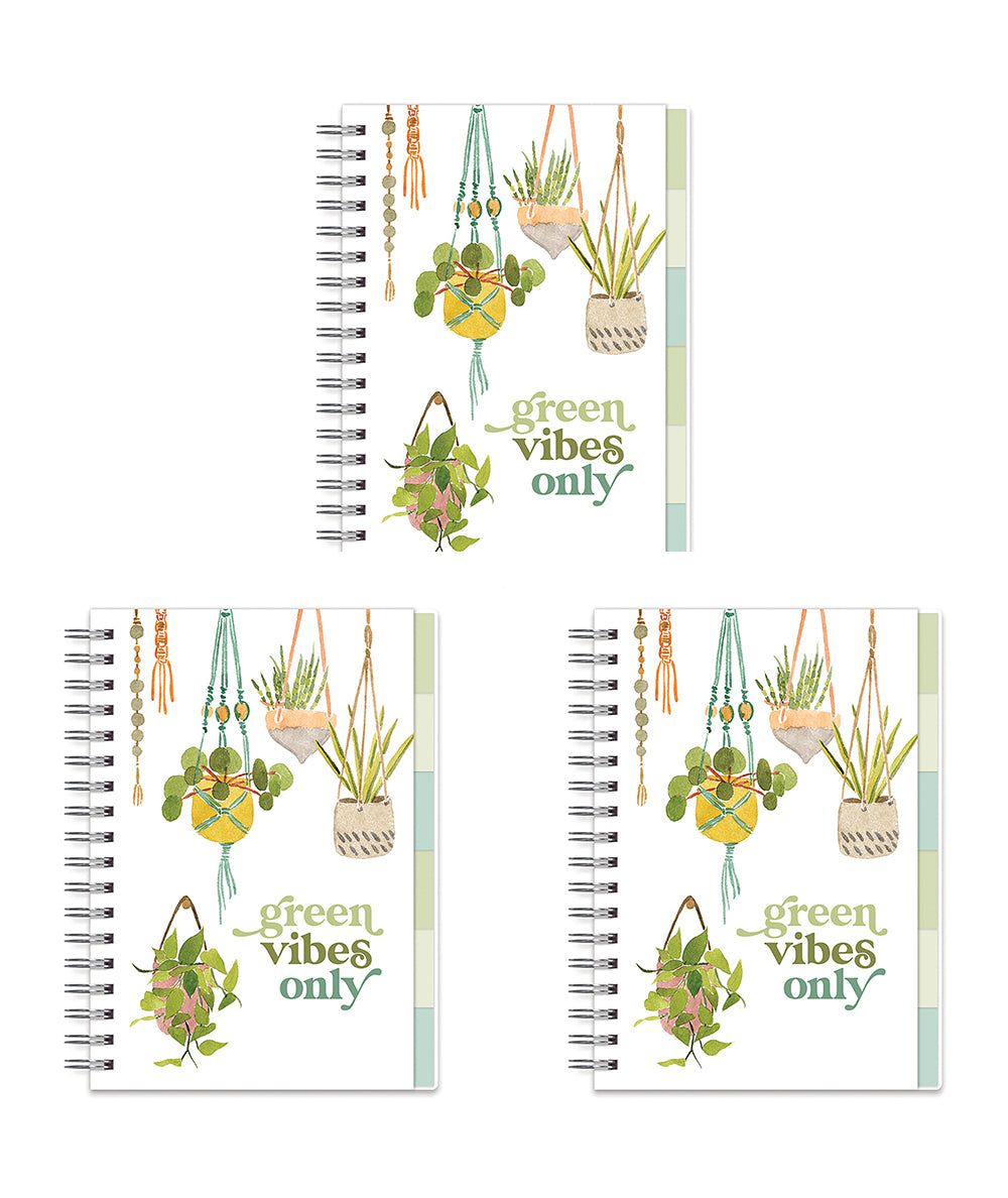 3PK Studio Oh Edith Notebook Writing Stationery - Green Vibes