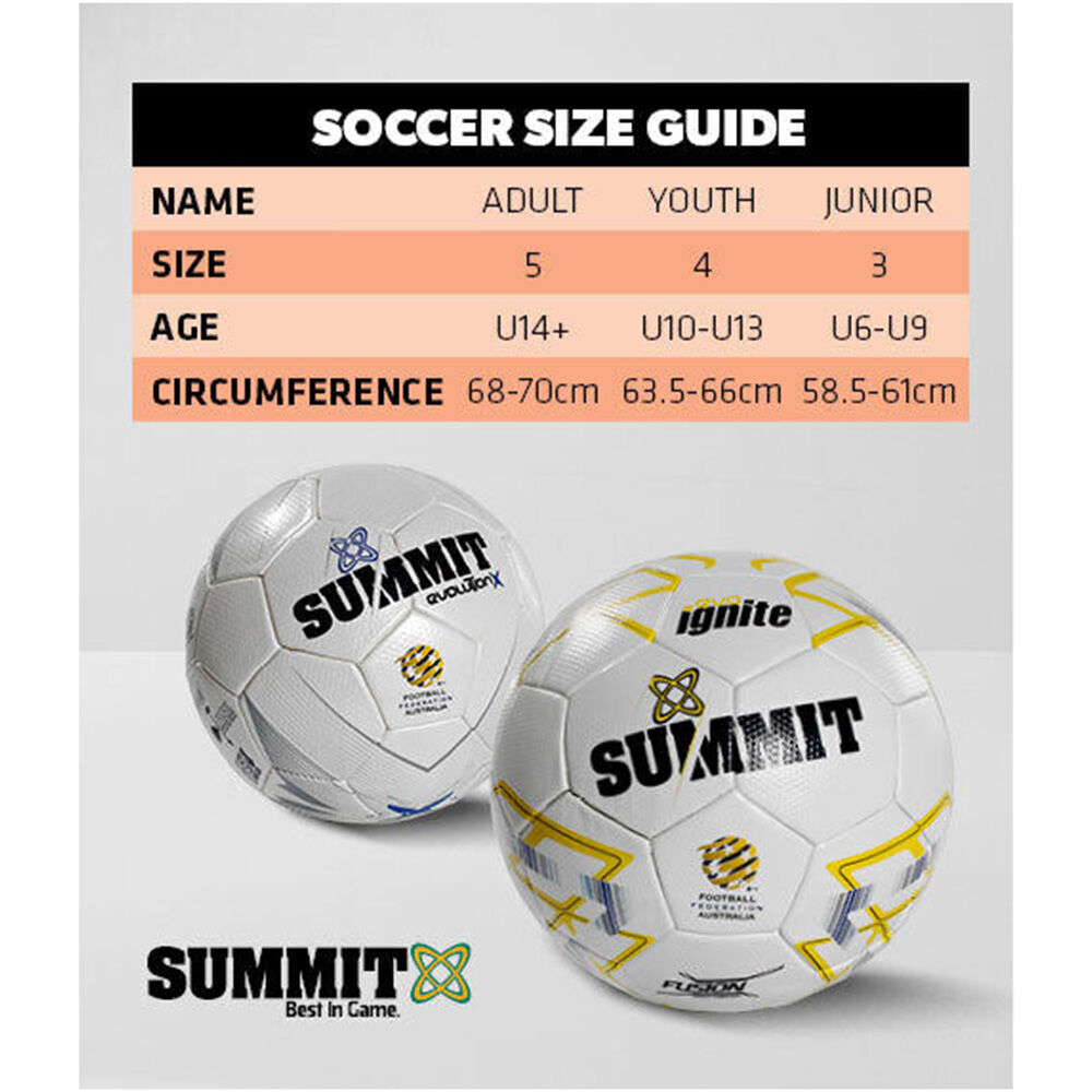 2PK Football Australia Summit Advance X Trainer Soccer Ball Size 4 - Blue