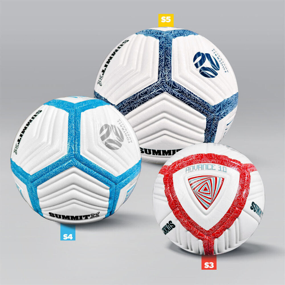 Football Australia Summit Advance 3.0 Soccer Ball Size 5 - Navy