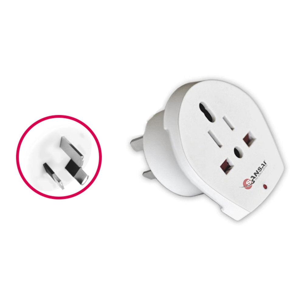 Universal Travel Power Adapter UK US EU Socket to AU/NZ Plug