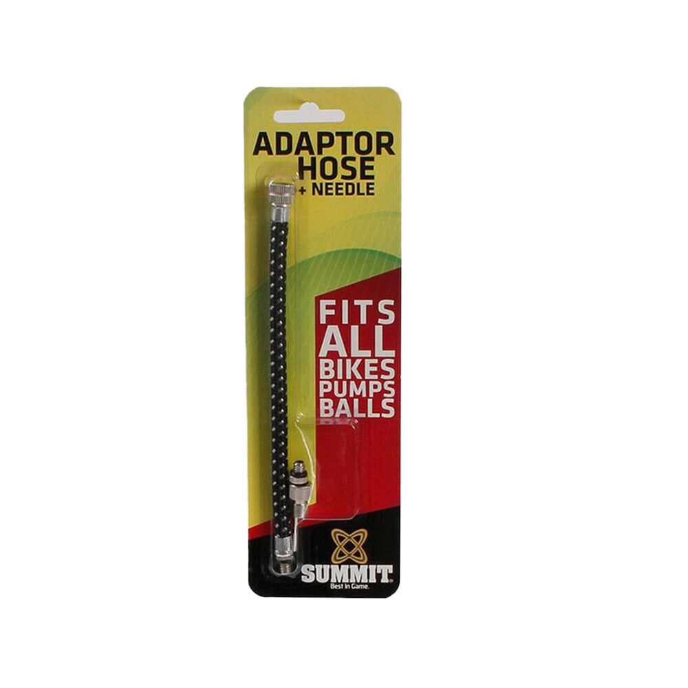 3PK Summit Global Adapter Bike Pump Hose & Needle - Black