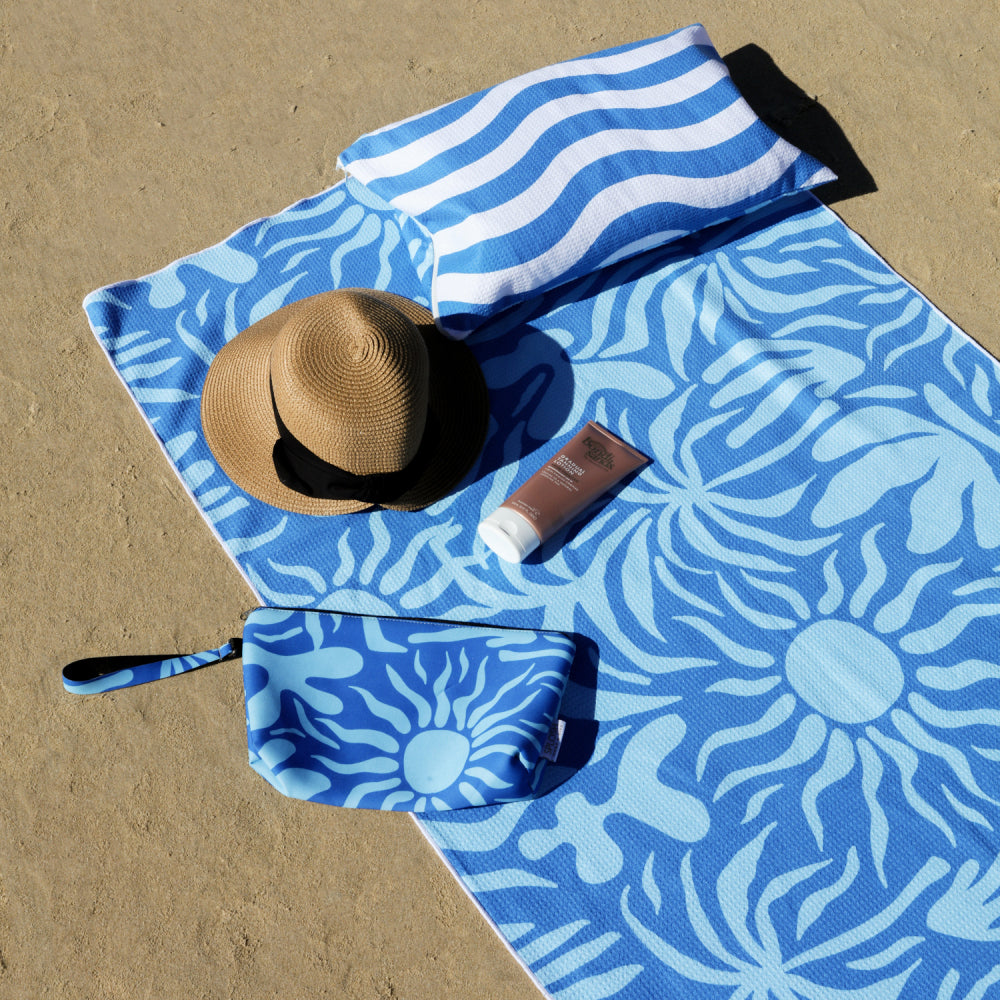 2PK Splosh Beach Bliss Sun Sand Free Beach Towel 180x77cm Rectangle