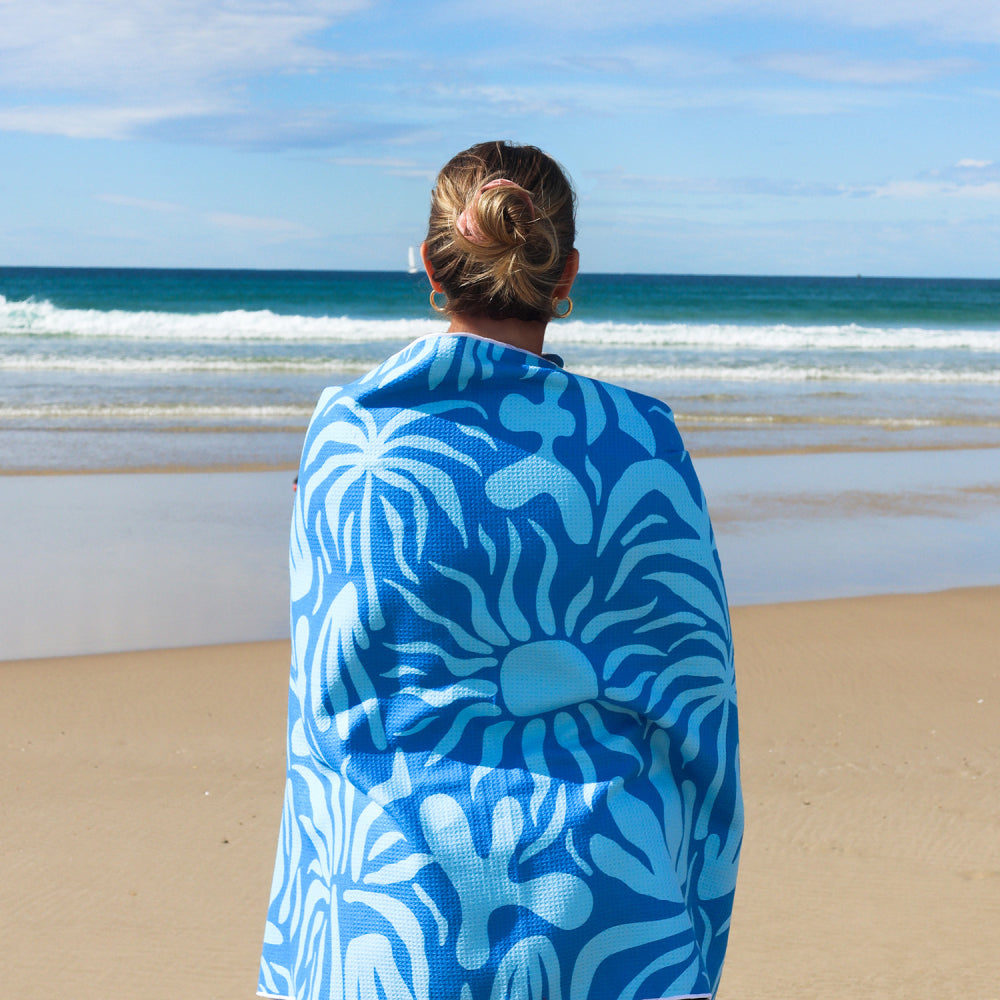 2PK Splosh Beach Bliss Sun Sand Free Beach Towel 180x77cm Rectangle
