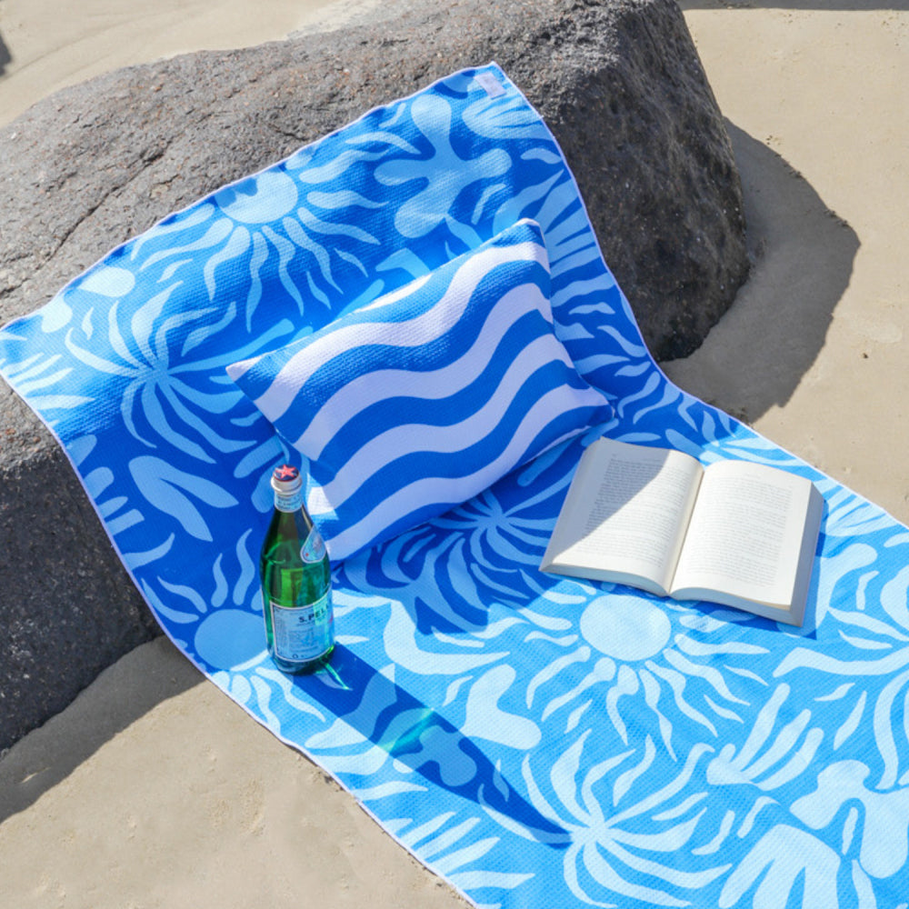 2PK Splosh Bliss Sun Inflatable Beach Pillow 51x31cm Rectangle