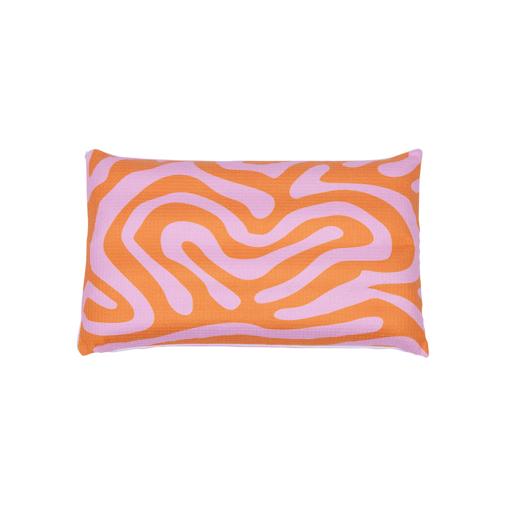 2PK Splosh Bliss Swirl Inflatable Beach Pillow 51x31cm Rectangle