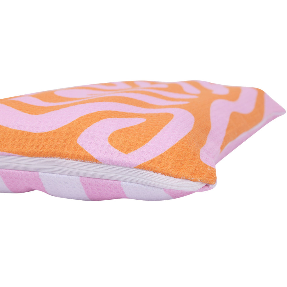 2PK Splosh Bliss Swirl Inflatable Beach Pillow 51x31cm Rectangle