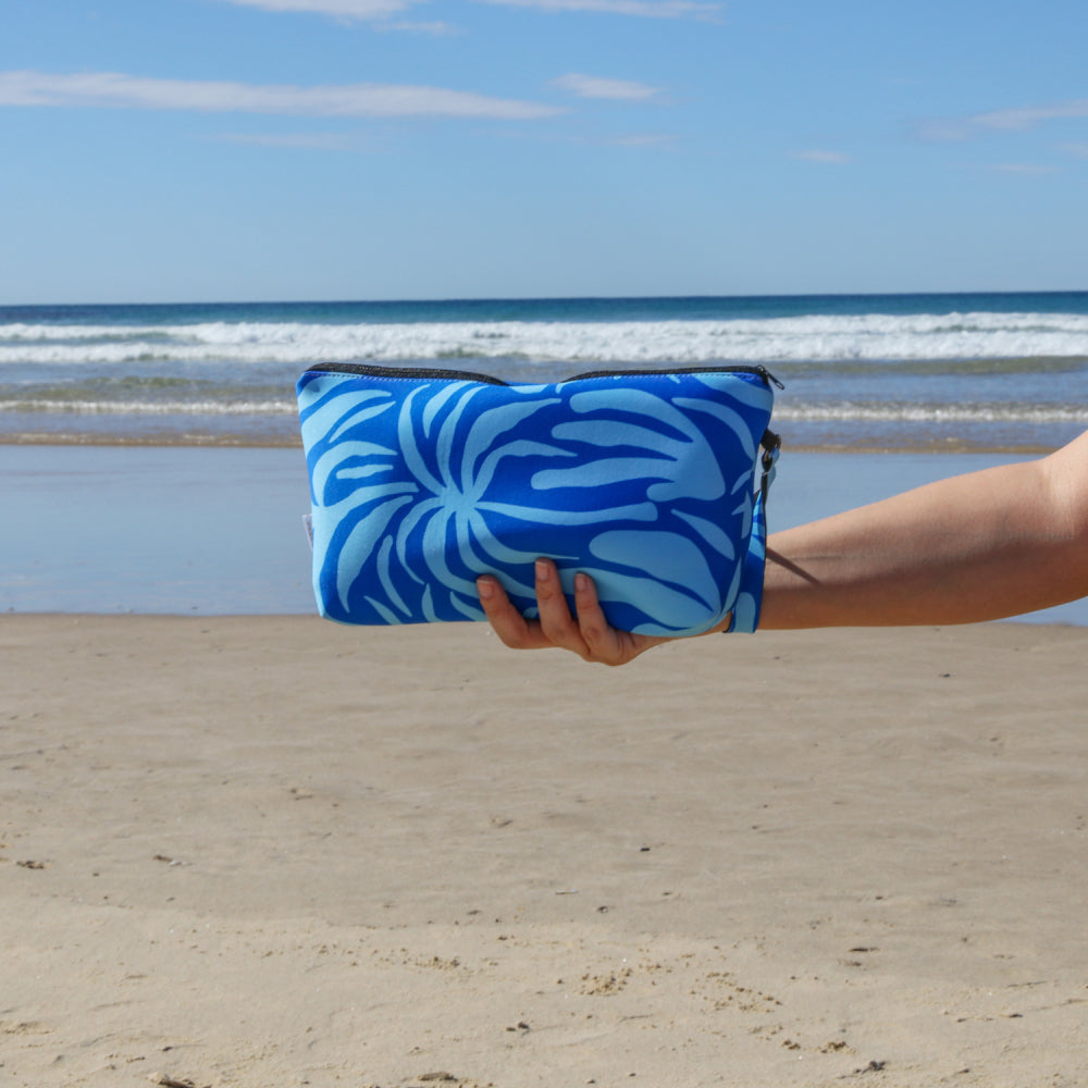 3PK Splosh Beach Bliss Sun Neoprene Wristlet Pouch Rectangle 31.5x20cm