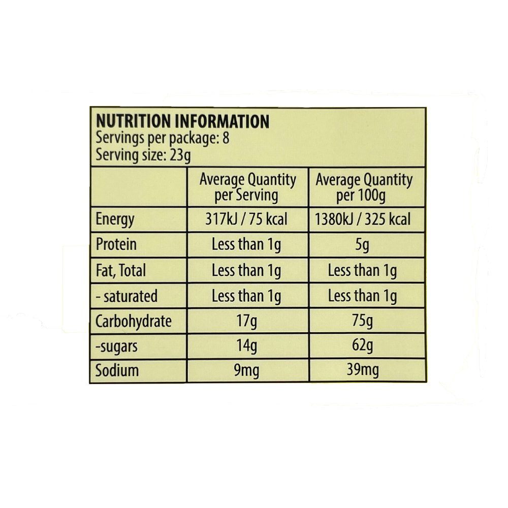 8x Sunkist Mixed Fruit 23g Candies