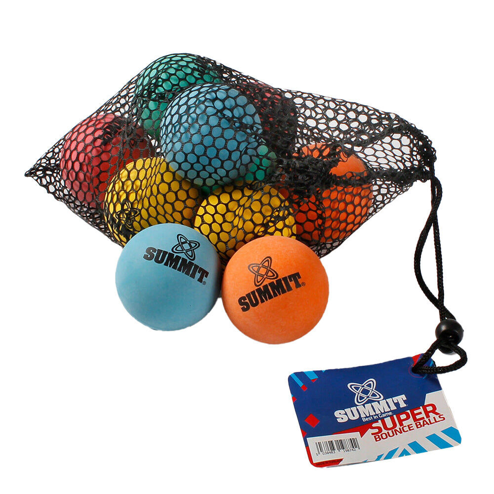 20pc Summit Global School Bounce Balls 60mm - Assorted