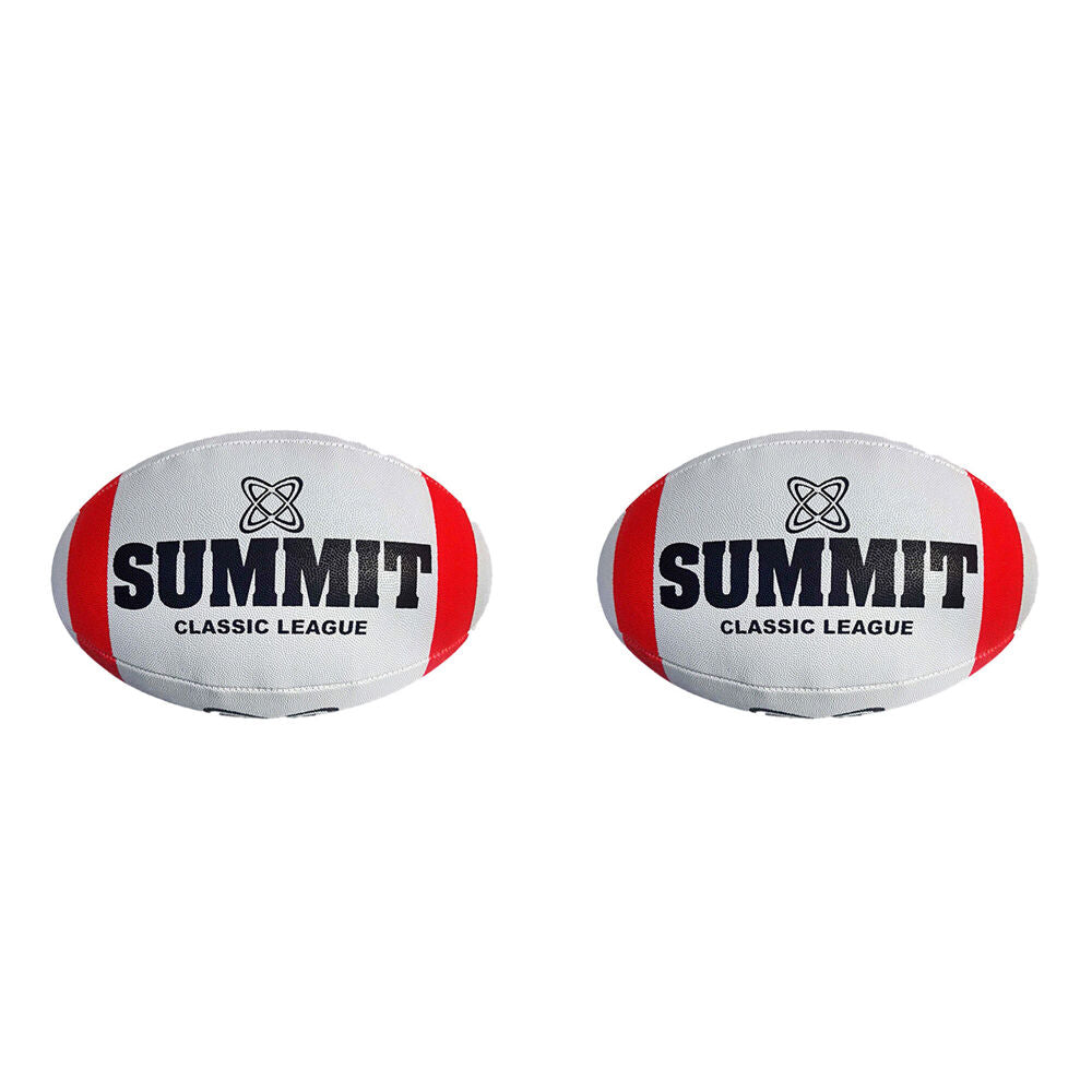 2PK Summit Global Retro Mini League White/Red Size 3
