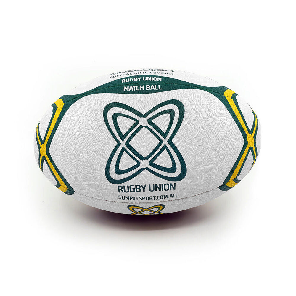 2PK Summit Global Evolution Rugby Union Ball 2.0 Size 5 - White