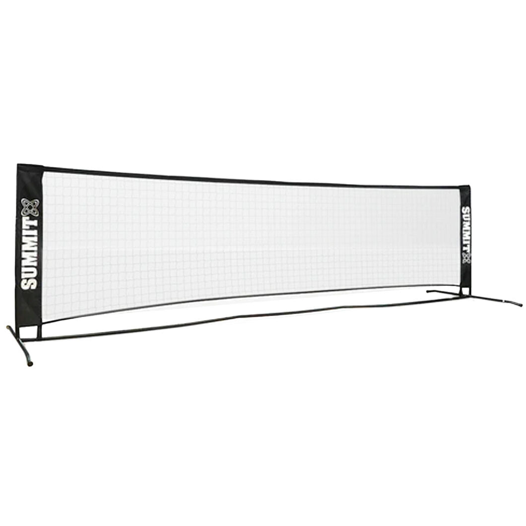Summit Sports Portable Tennis Net 3m x 0.8m for Half-Court & Kids - Black