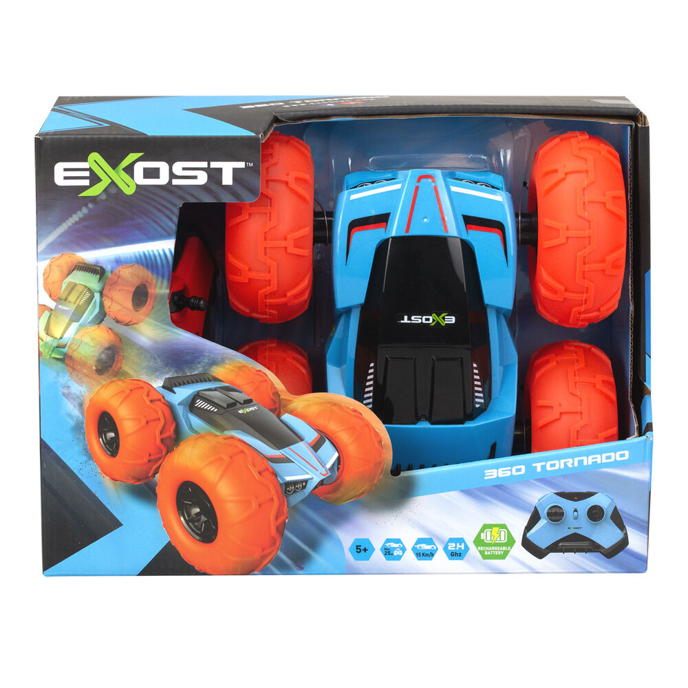 Exost 360 Tornado Rechargeable RC Car Kids Toy 5y+ Assorted