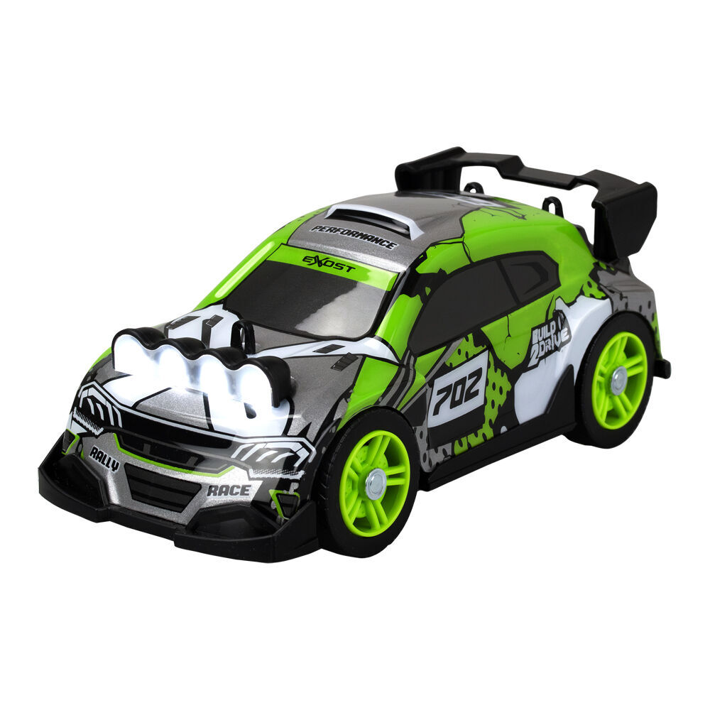 Exost Build 2 Drive Rally Spotlights RC Car Vehicle Kids Toy 6y+