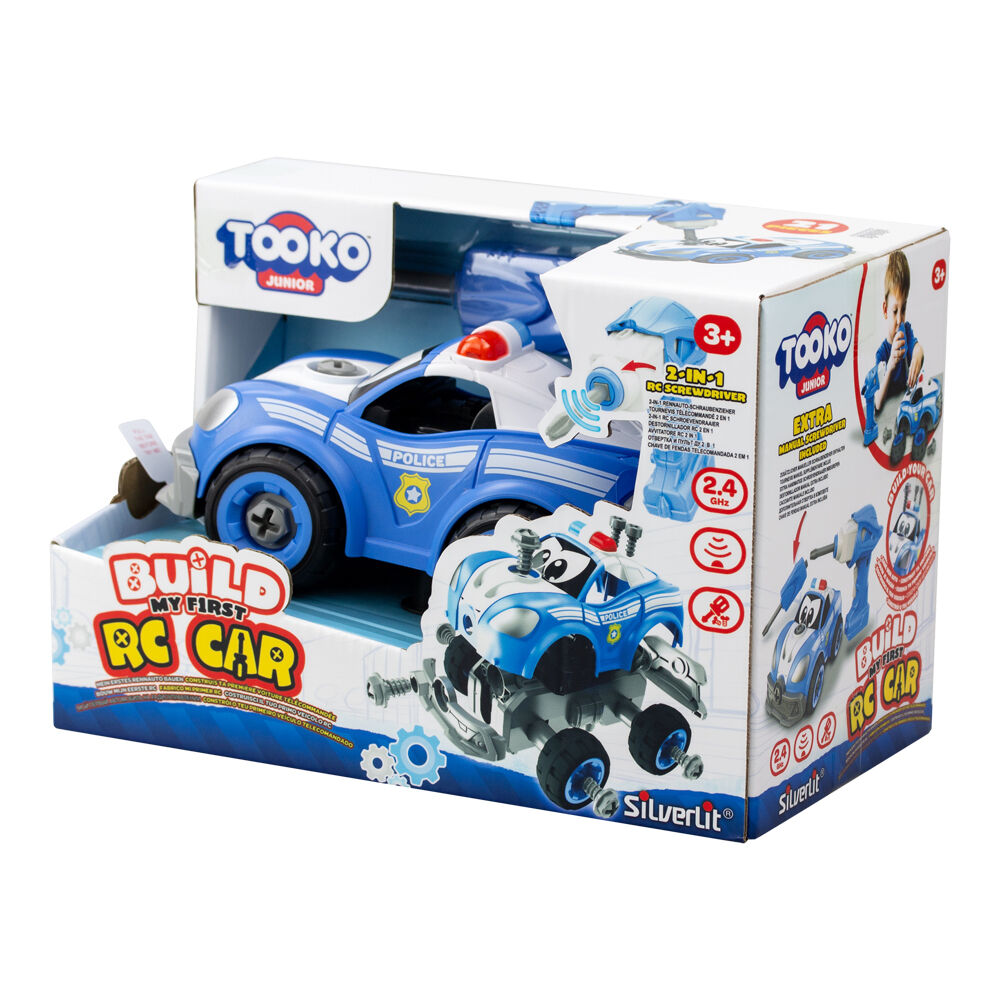 Tooko Build My First RC Car 2-in-1 Kids Activity Toy 3y+ Blue