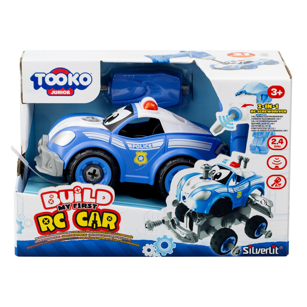 Tooko Build My First RC Car 2-in-1 Kids Activity Toy 3y+ Blue