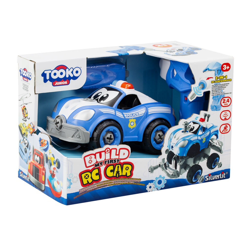 Tooko Build My First RC Car 2-in-1 Kids Activity Toy 3y+ Blue