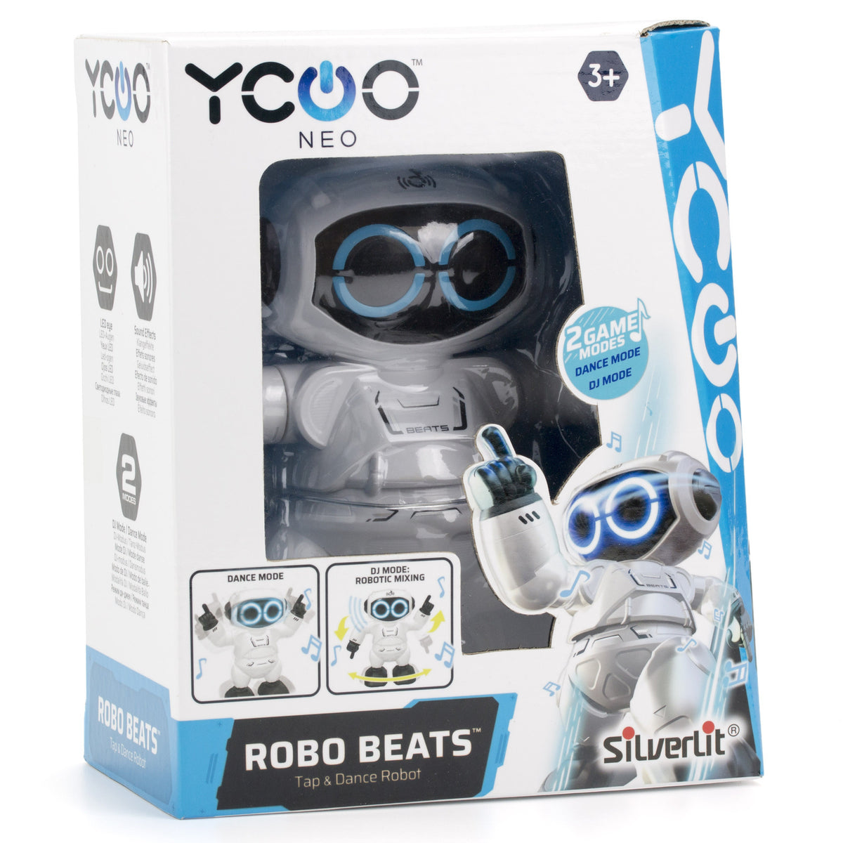 Silverlit Robo Beats Dancing Robot Kids Toy White 3y+