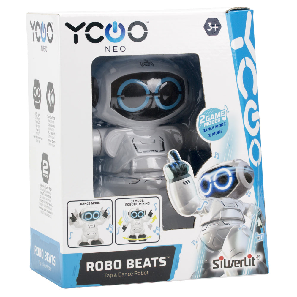 Silverlit Robo Beats Dancing Robot Kids Toy White 3y+