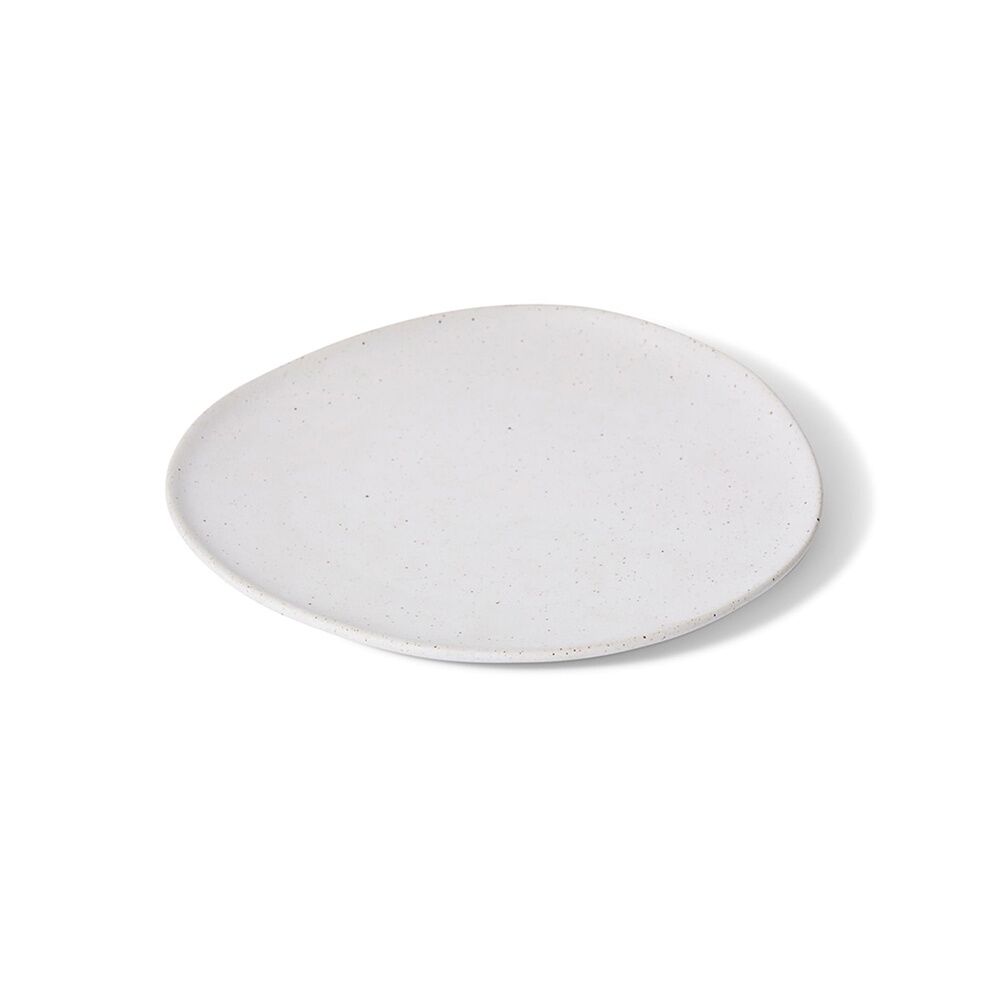 2PK E Style Ceramic Matias Plate Home Table Decor 27x3cm - Sandy/White