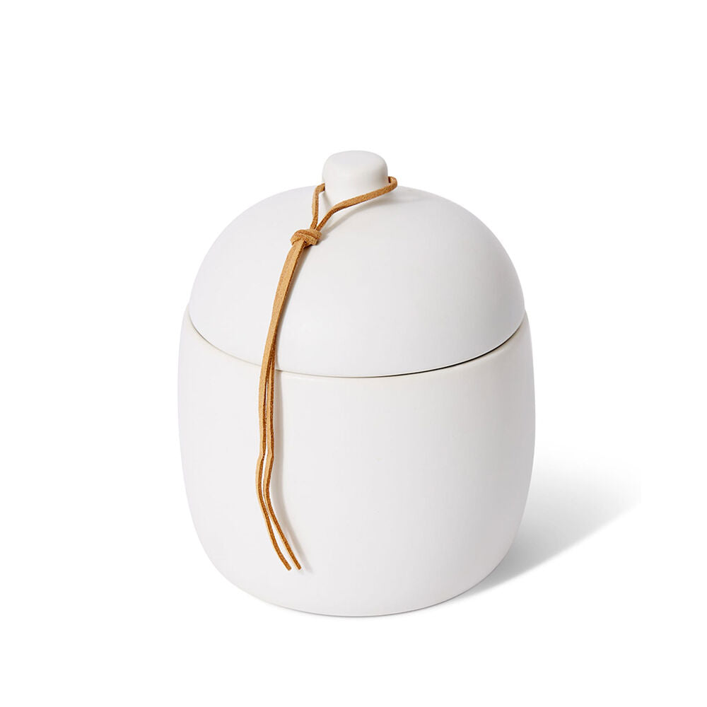E Style Ceramic Nakano Canister Home Decor 13x15cm - White