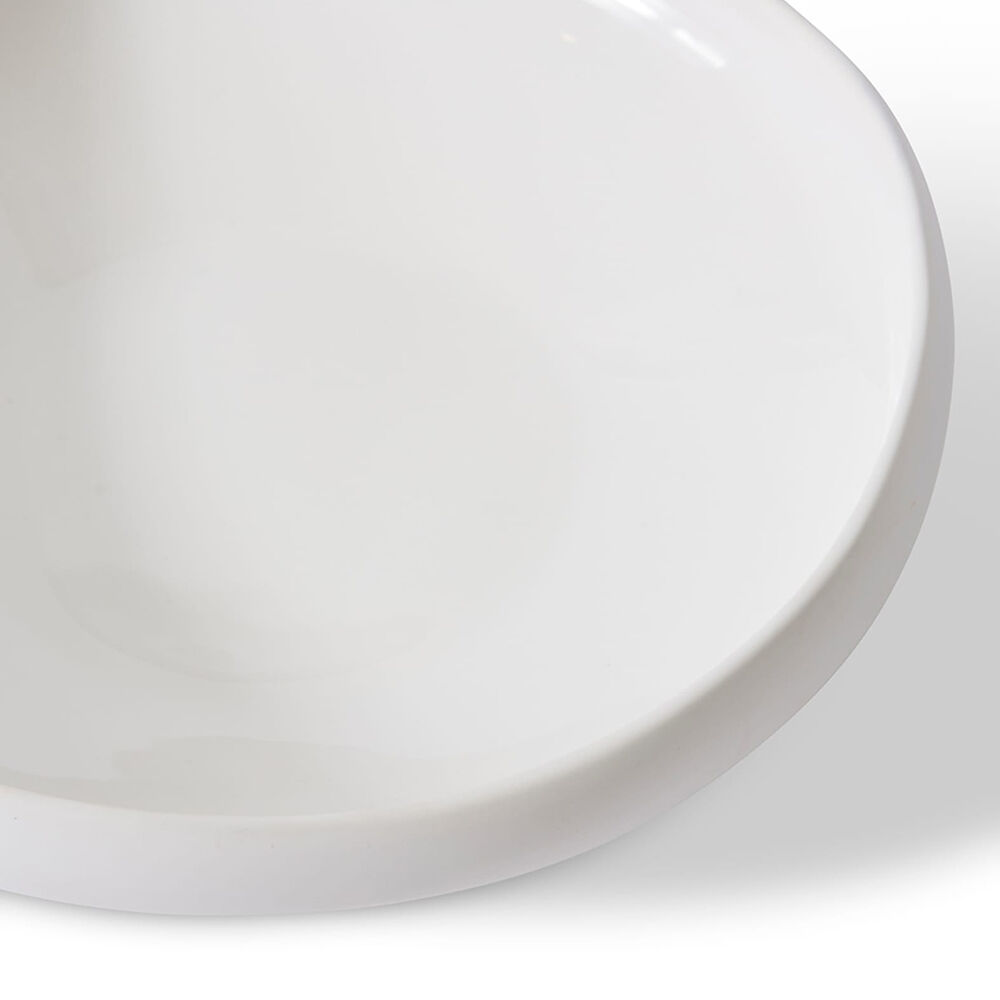E Style Ceramic Nakano Bowl Home Table Decor 35x9cm - White