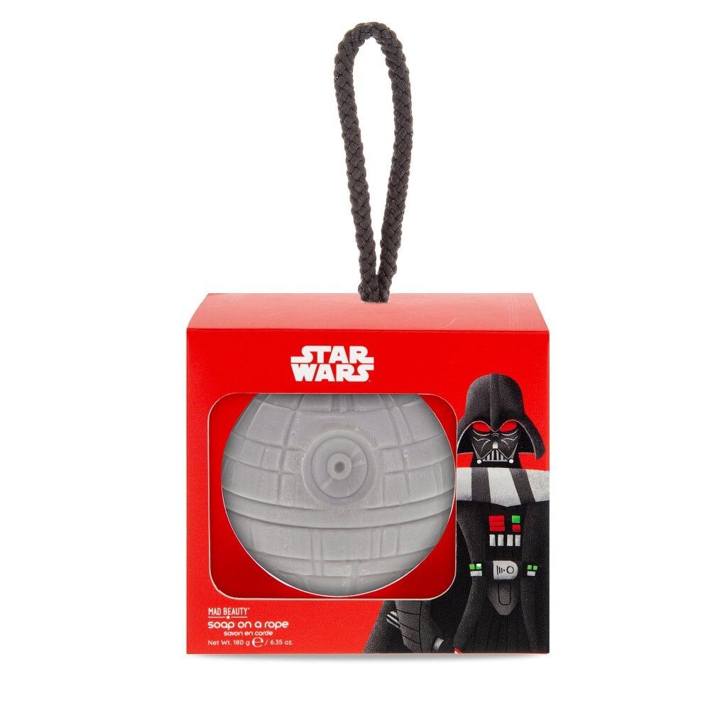 4PK Star Wars Dark Side Death Shaped Soap on a Rope 180g Amber & Ginseng