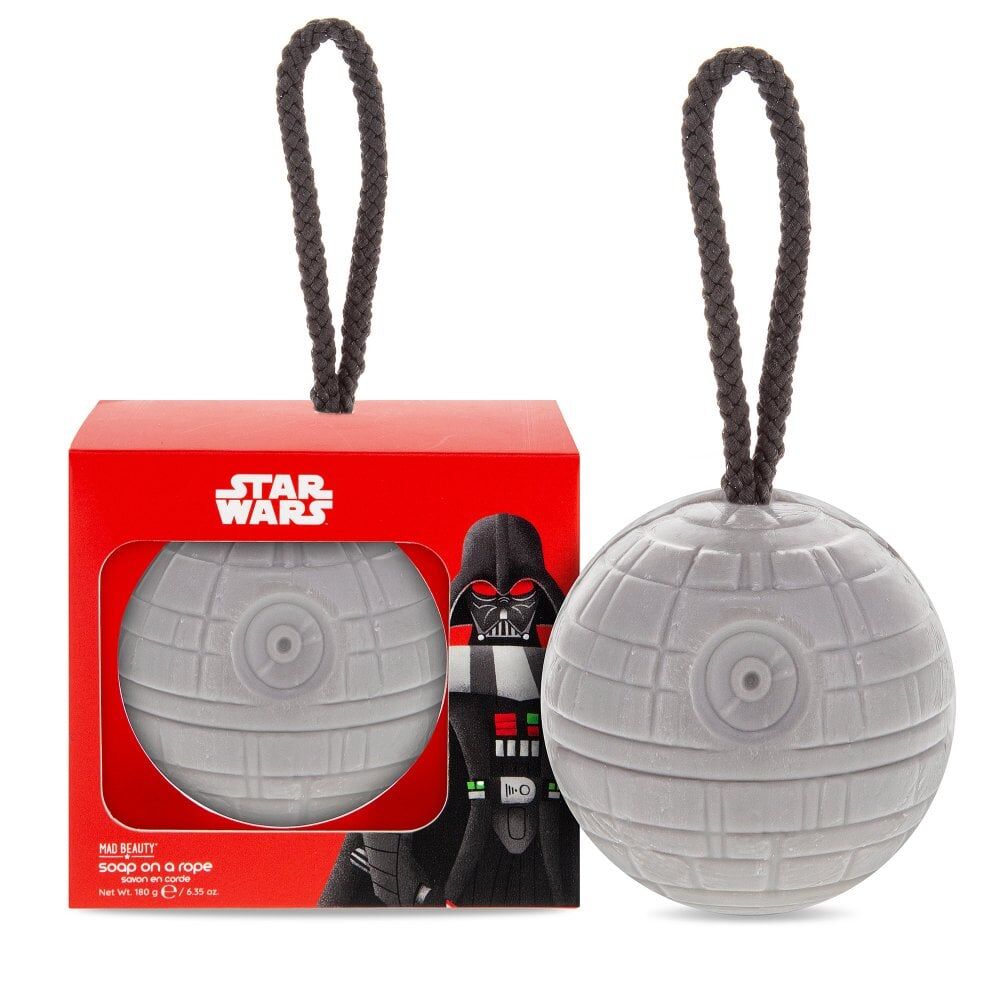 4PK Star Wars Dark Side Death Shaped Soap on a Rope 180g Amber & Ginseng