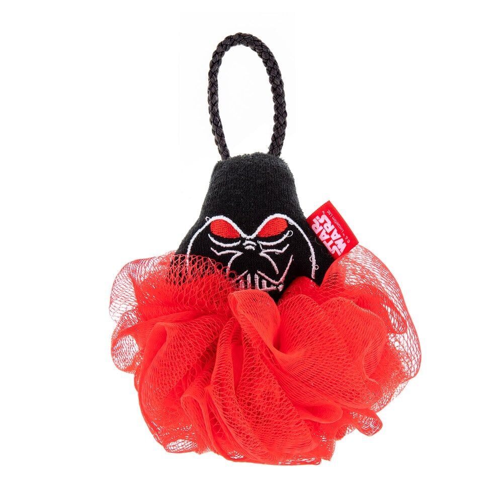 4PK Star Wars Dark Side Darth Vader Shower Loofah Body Cleansing Puff Red