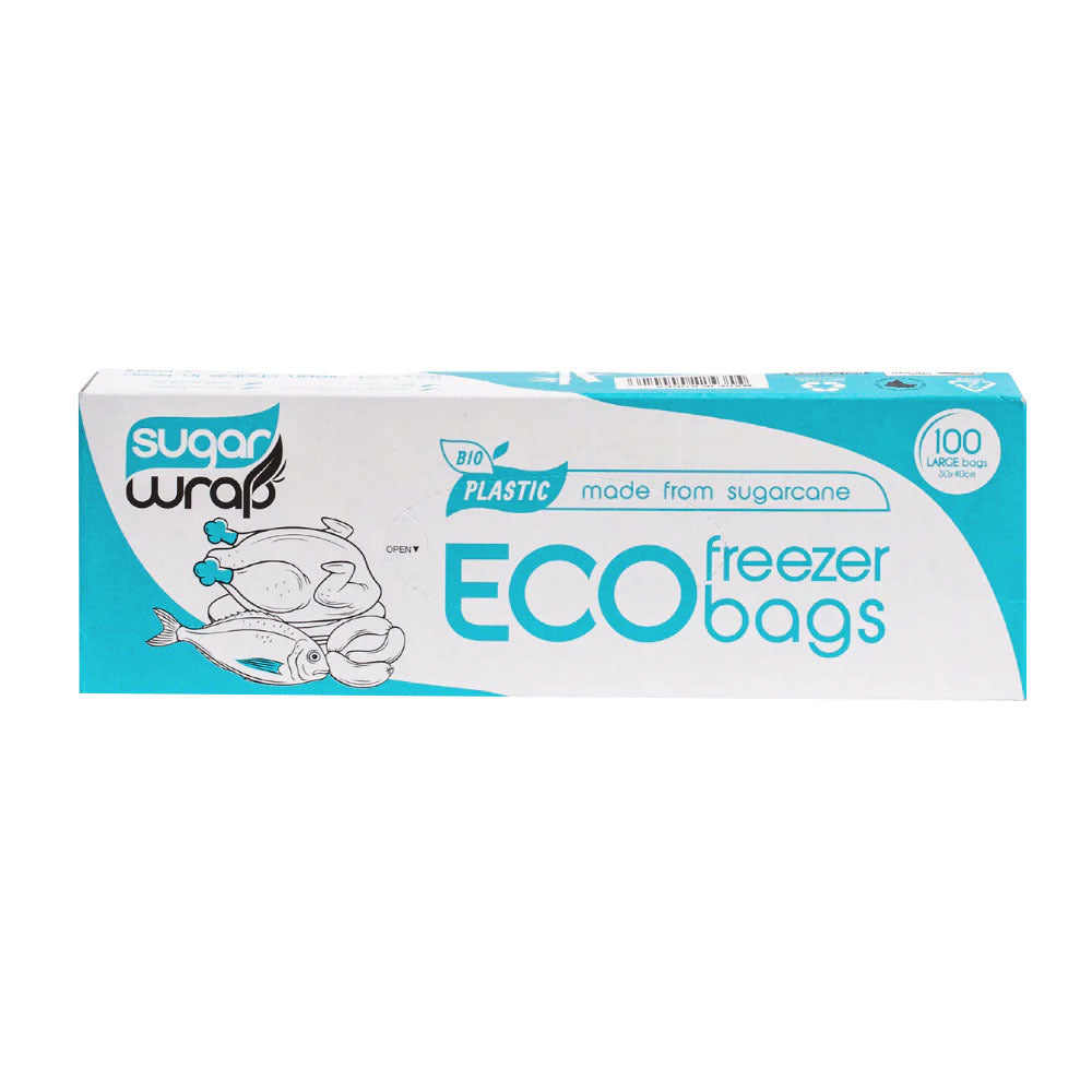 12x 50pc SugarWrap Eco-Freezer Food Storage Bag Large