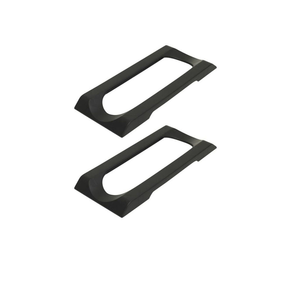 4pc StakRax Wall Mounted Wine Rack Top Plates - Black