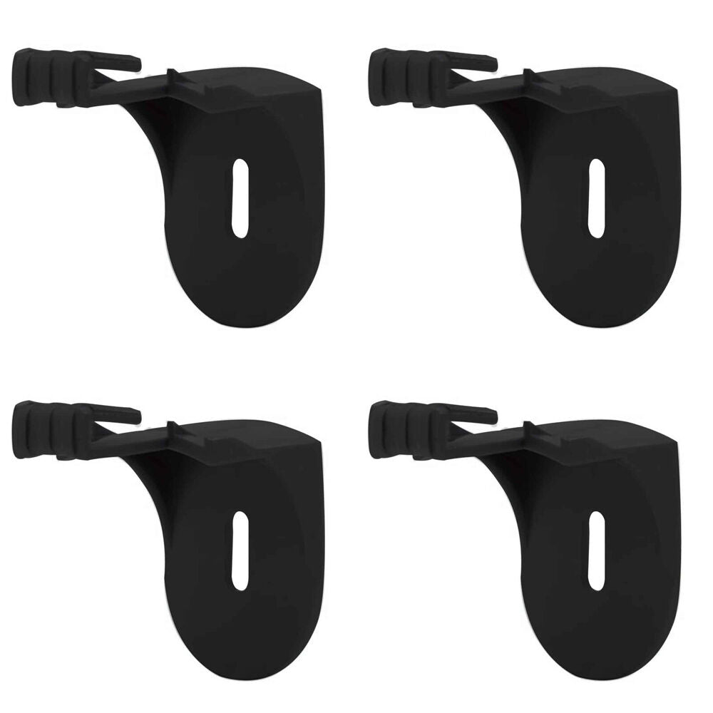 16pc Stakrax Wall Mounted Wine Rack Brackets Support - Black