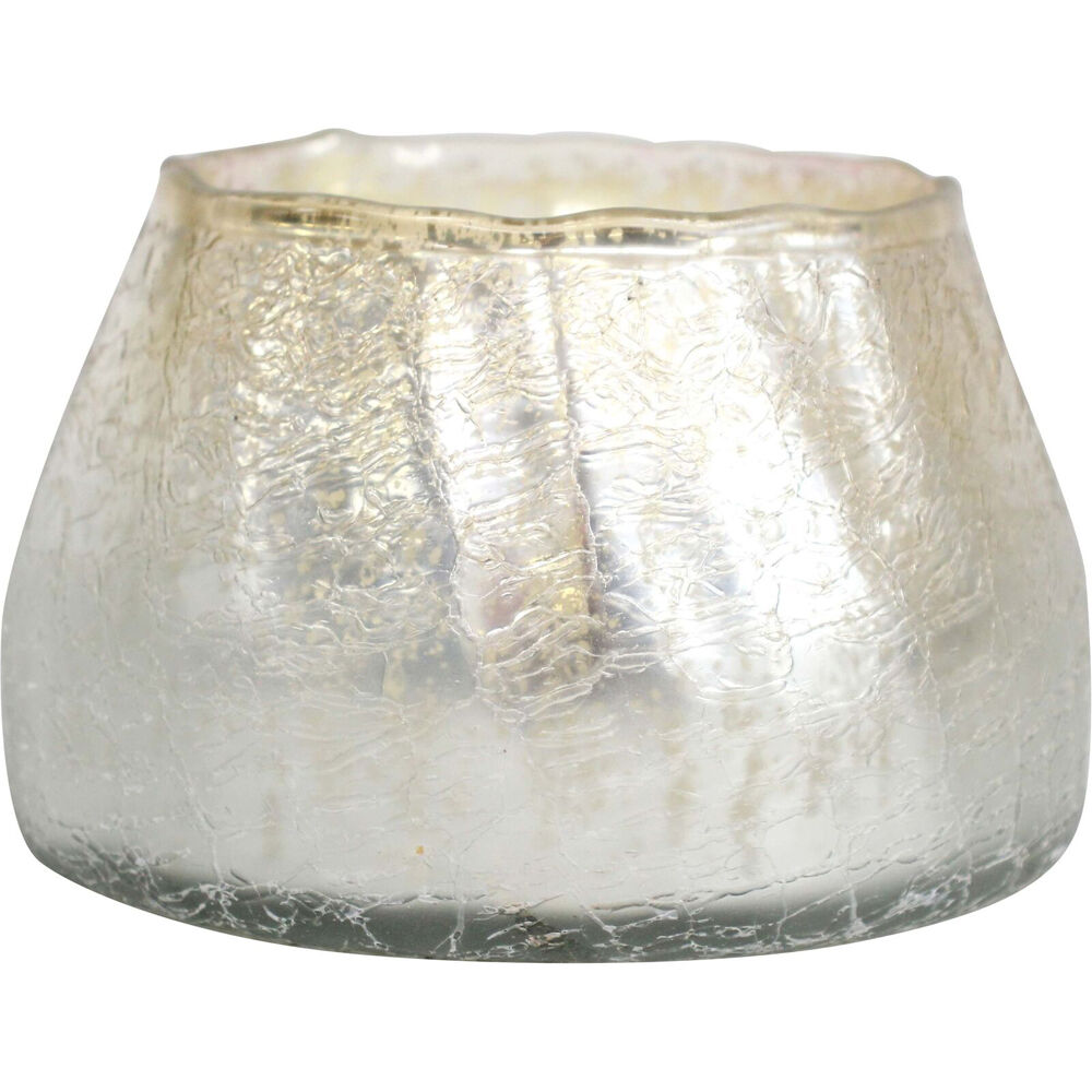 2PK LVD Glass Votive Candle Holder Home Decor Sparkling Large