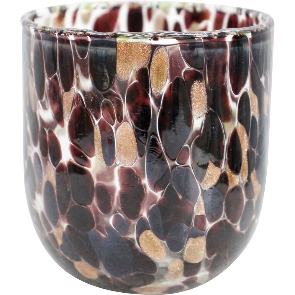 2PK LVD Glass Votive Candle Holder Home Decor 10cm Sabi