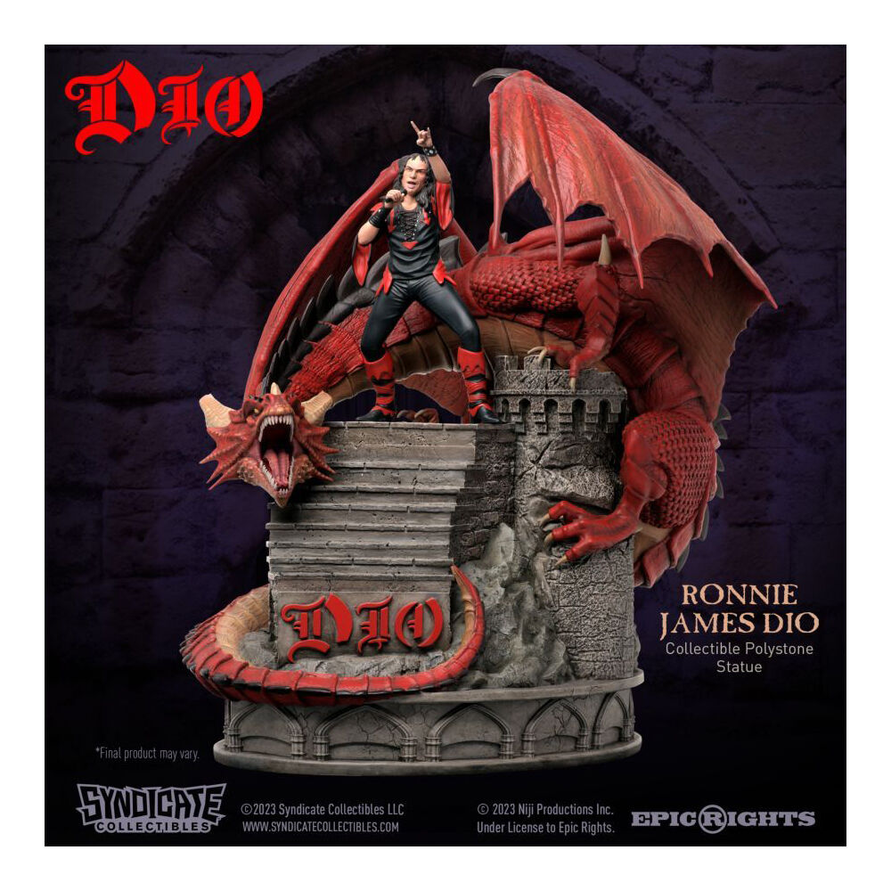 Ronnie James Dio 1:10 LED-lighted Action Figure Toy