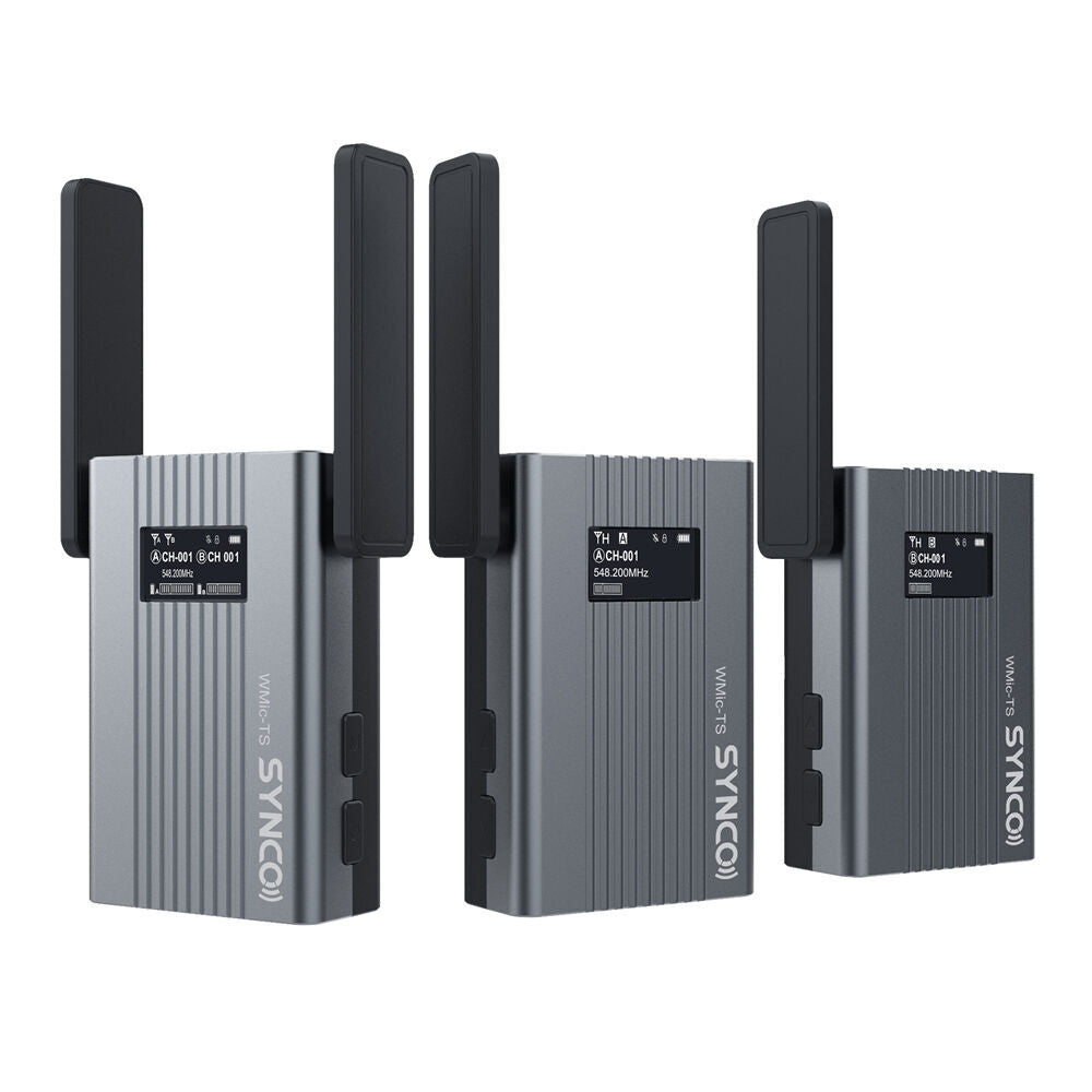 3pc Synco UHF Wireless Lavalier Microphone System RX/TX Kit