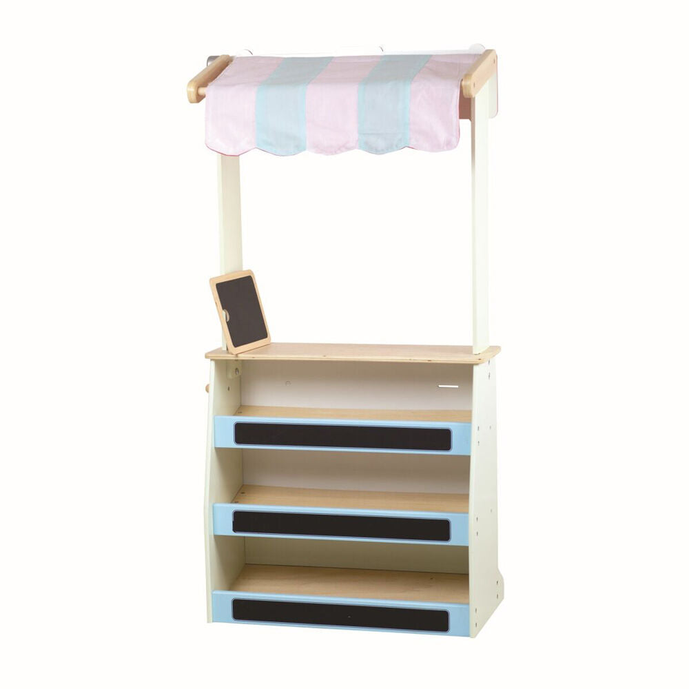 Tidlo Play Shop & Puppet Theatre Pretend Kids Wooden Toy 3y+