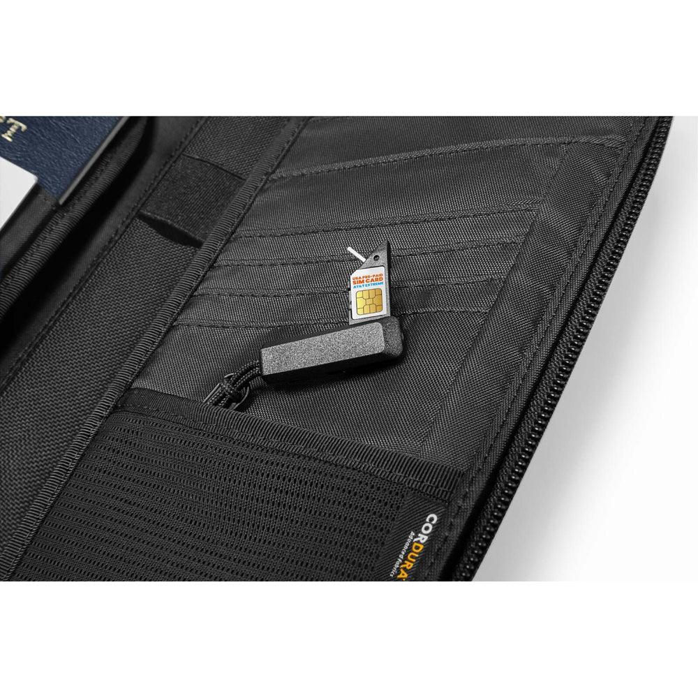Tomtoc Navigator Passport Bag Travel Wallet Small - Black