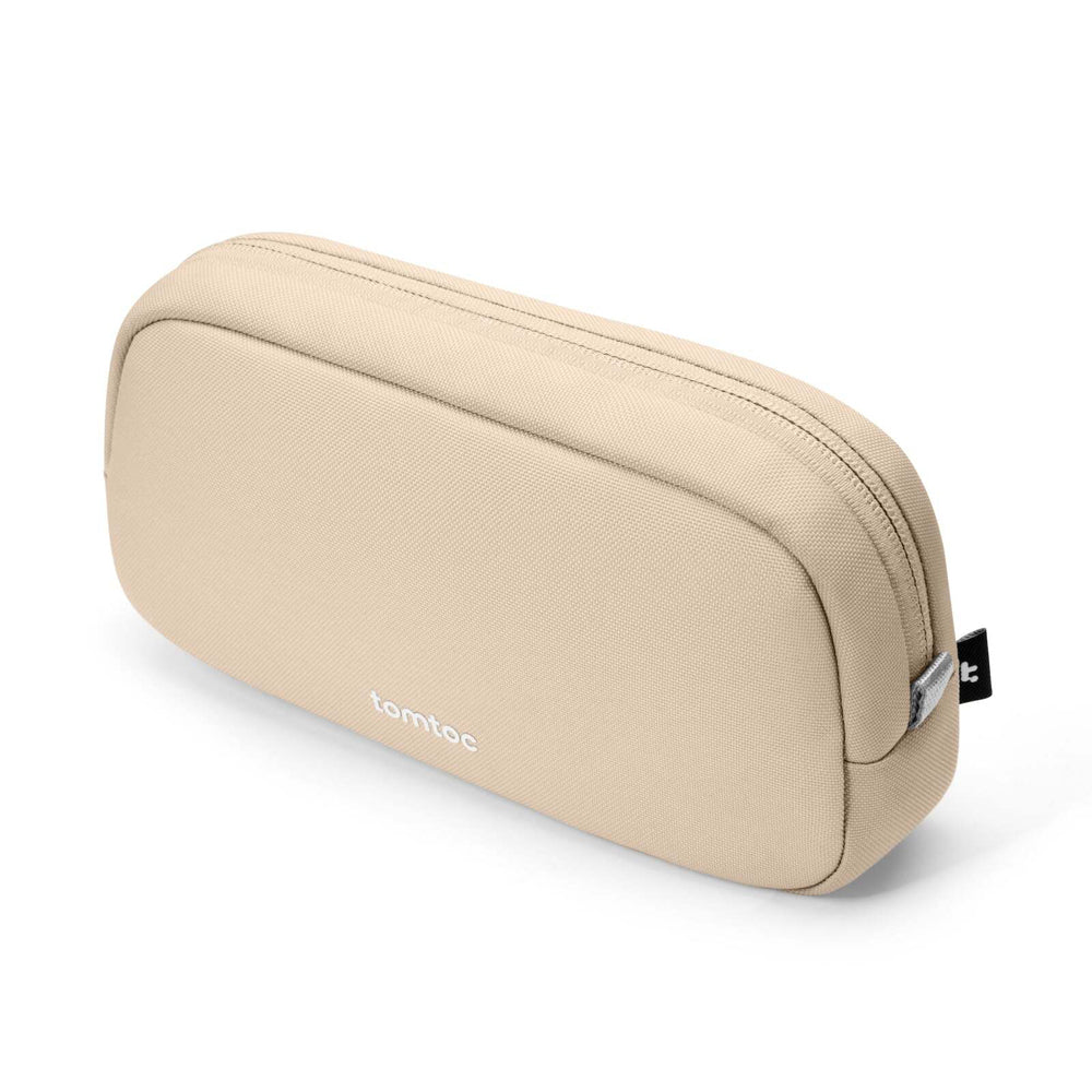 Tomtoc Dual Compartment Light Electronic Accessory Pouch 1L - Sand