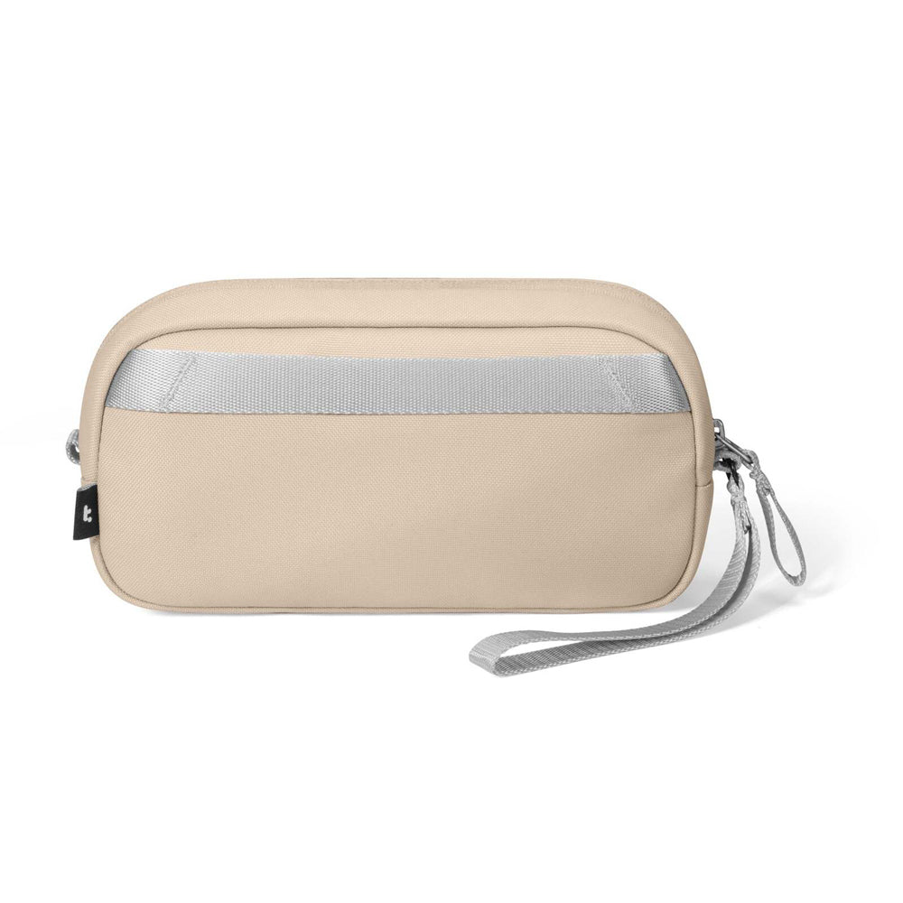 Tomtoc Dual Compartment Light Electronic Accessory Pouch 1L - Sand