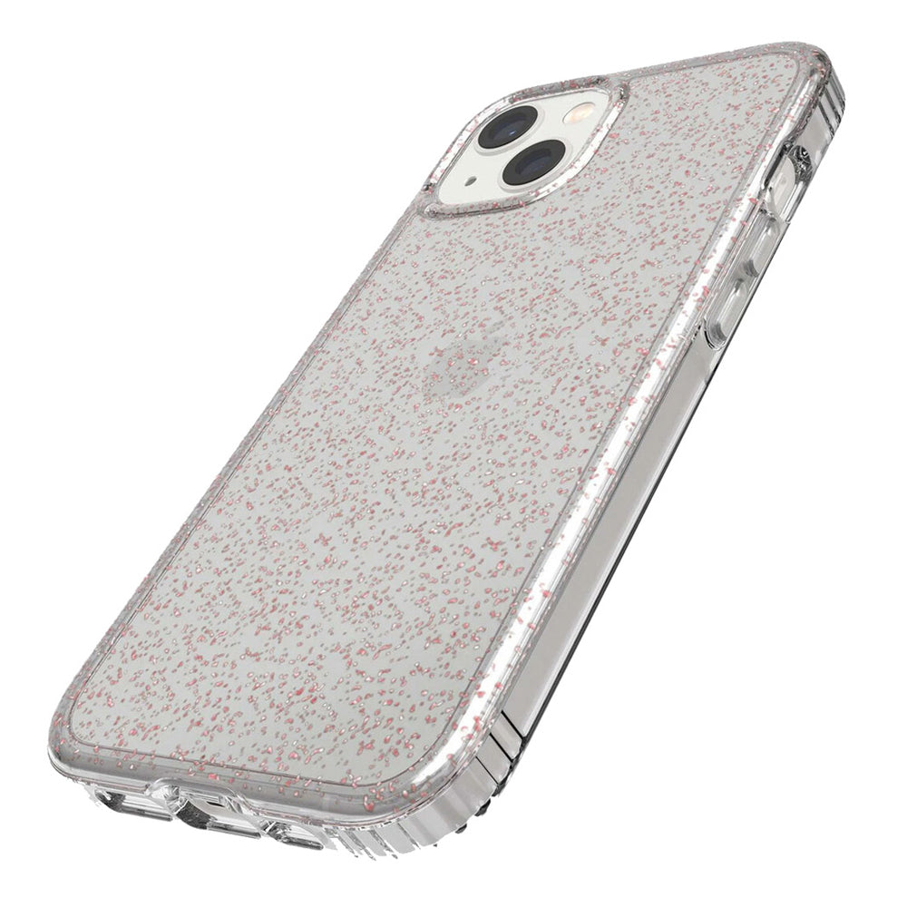 Tech21 Evo Sparkle Phone Case For Apple iPhone 13 - Rose Gold