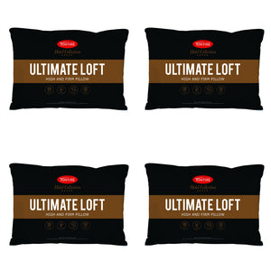 4PK Tontine Hotel Collection Ultimate Loft Pillow High & Firm
