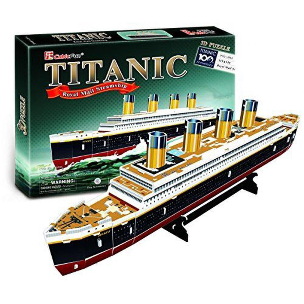 Cubic Fun Titanic (Small) Kids/Childrens 3D Puzzle 8y+